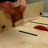 Table Saw Dovetail Jig in use