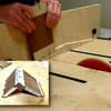 Table Saw Dovetail Jig with completed joint