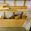 Lumber Storage Rack with Bins