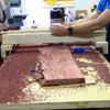 Slab Planing Jig in use