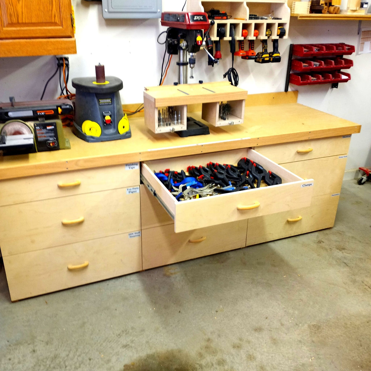 Super-Storage Tool Hutch – Wood Shop Essentials