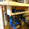 Super-Storage Work Bench clamp hanger